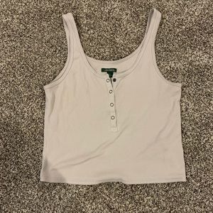 Purple Button Tank